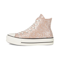 匡威(CONVERSE)高帮厚底闪粉帆布鞋女经典增高休闲鞋街头潮人运动
