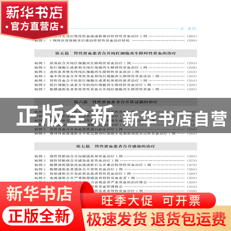 正版 肾性贫血疑难病例治疗集萃 刘必成主编 中华医学电子音像出高清大图