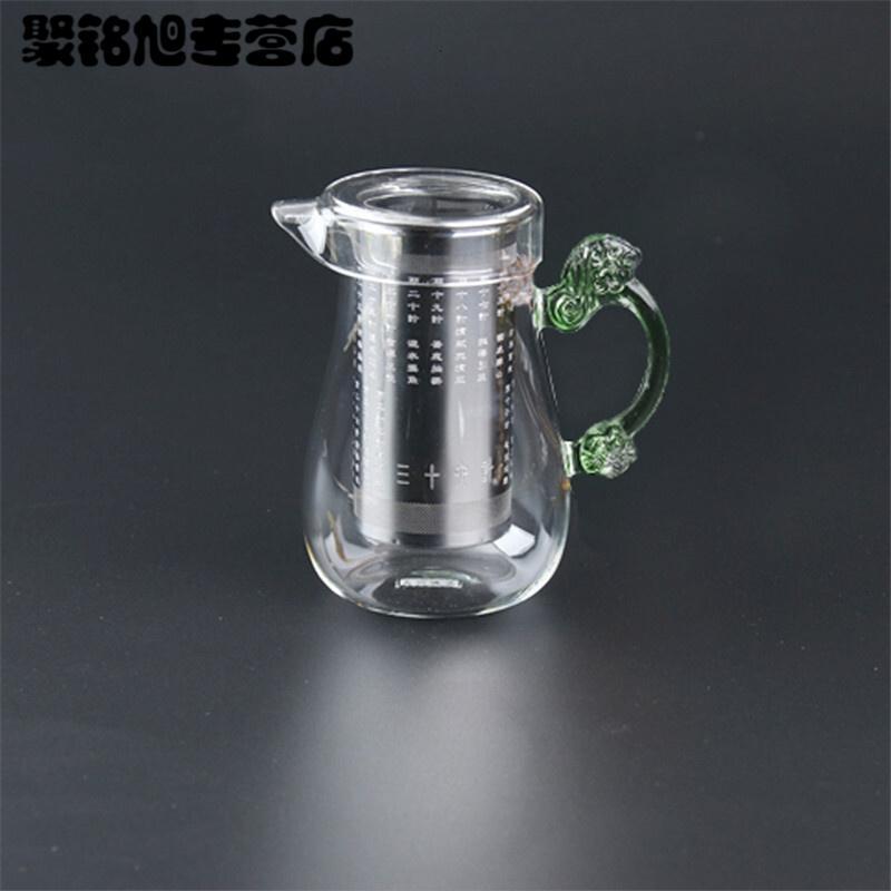 红茶茶具茶具不锈钢内胆耐热玻璃茶壶泡冲茶器小茶壶简约杯具