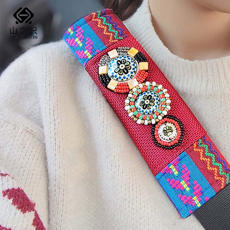 山之只 民族风护肩车带装饰 MZ0154 对高清大图