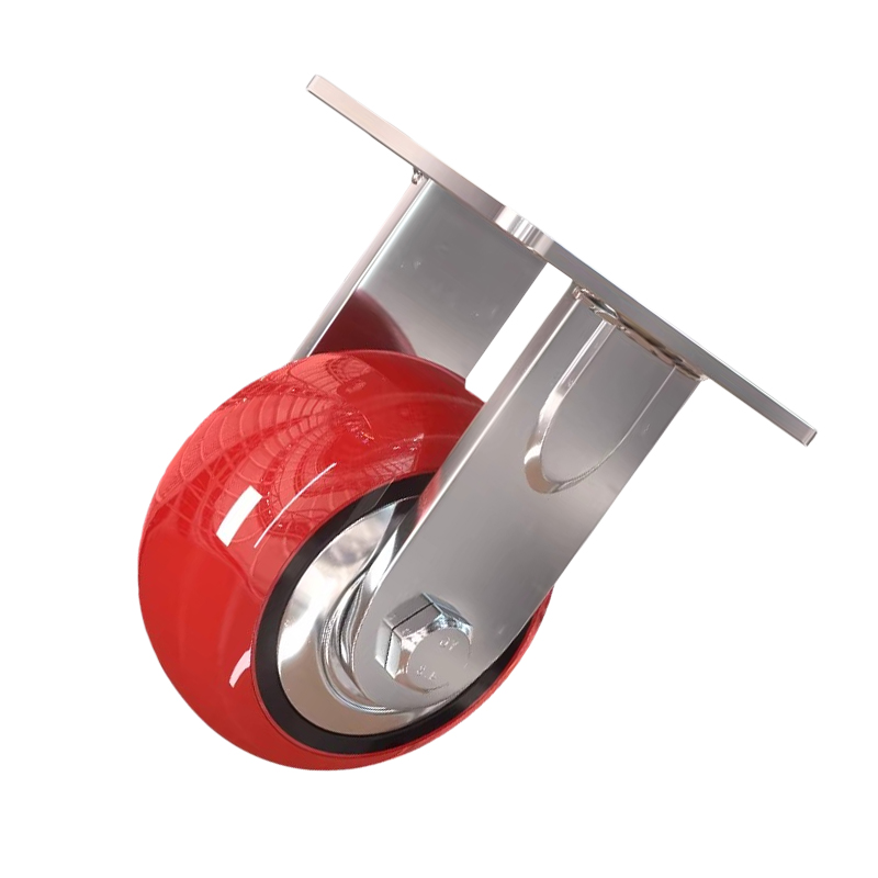 丰奋 定向轮 聚氨酯脚轮 2寸 个高清大图