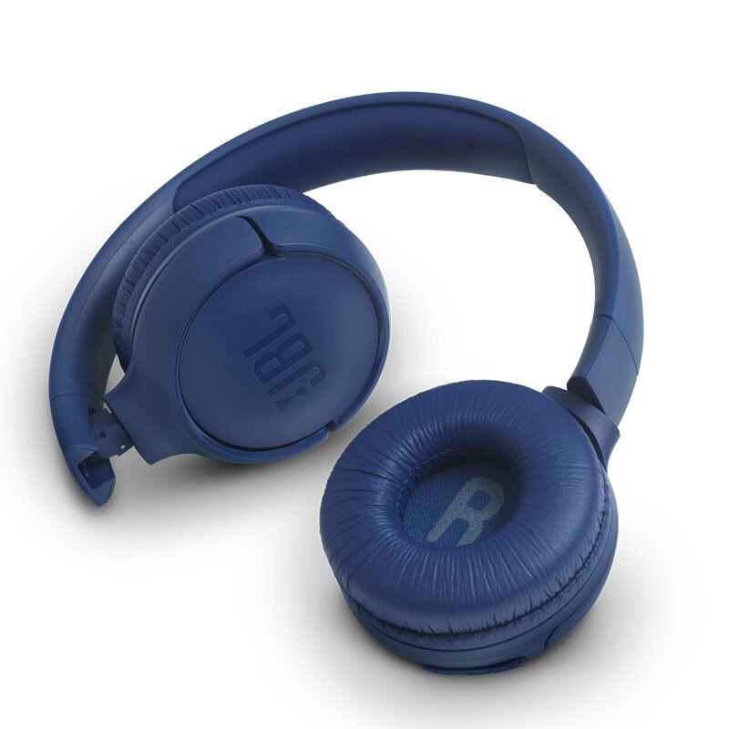 JBL TUNE 500BT 头戴式蓝牙无线音乐耳机 运动耳机+游戏耳机 石墨蓝