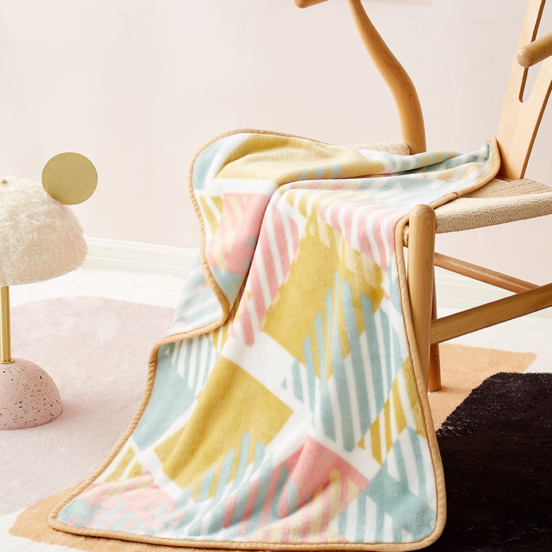 洁丽雅法兰绒盖毯-吉尔吉特-JLYMT007高清大图