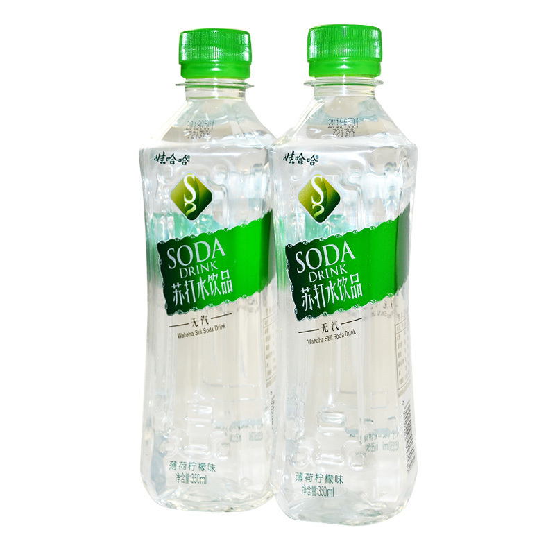 娃哈哈无汽苏打水薄荷柠檬350ml