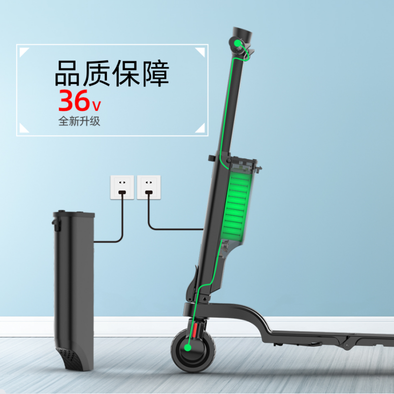 茁泥智能电动滑板车X6高清大图