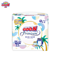 大王(GOO.N)短裤式纸尿裤轻透系列加加大号XXL22片拉拉裤轻薄干爽