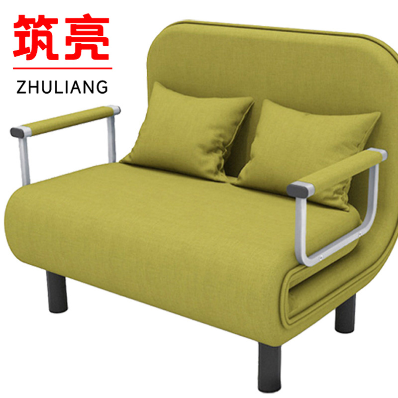 筑亮 沙发床 100*68*85cm绿色 张高清大图
