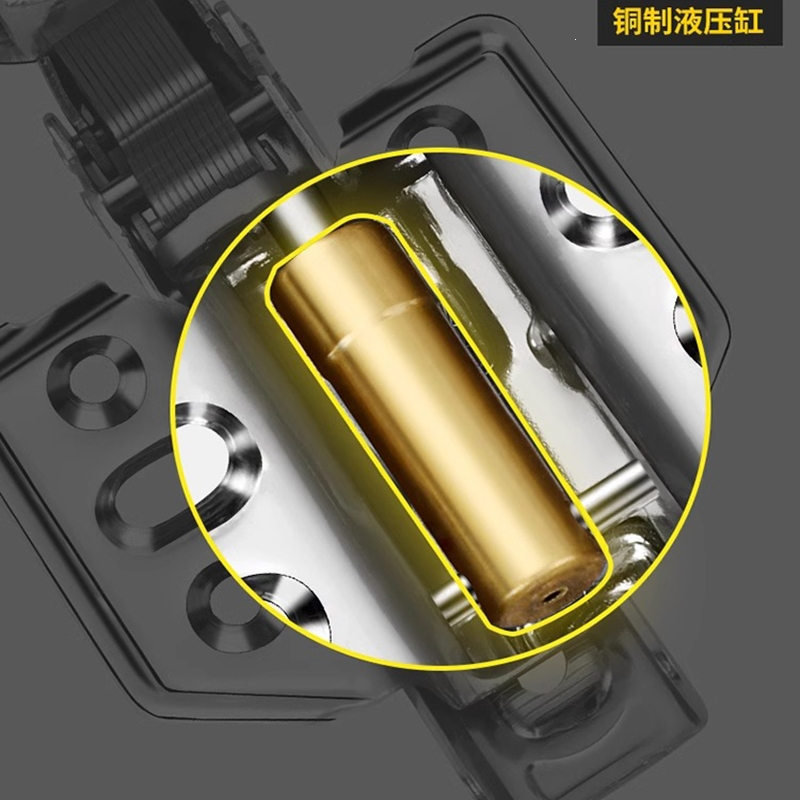 藤印象铰链加厚液压飞机合叶阻尼缓冲中弯弹簧衣柜橱柜门合页