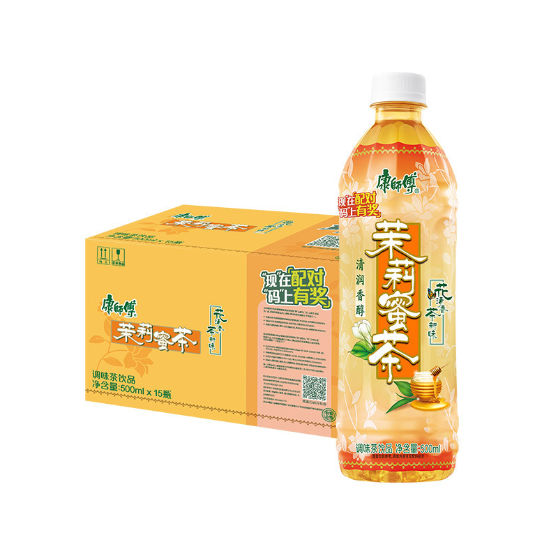 康师傅茉莉蜜茶500ml*3瓶高清大图