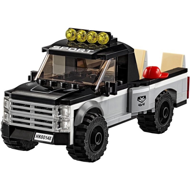 乐高(LEGO)城市系列 全地形车赛车队 60148 5-12岁 239块 积木塑料玩具 200块以上