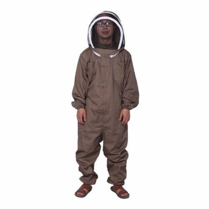 养蜂工具太空服防蜂棉布连体全身防峰养蜜蜂防护服加厚防蜂衣蜂帽