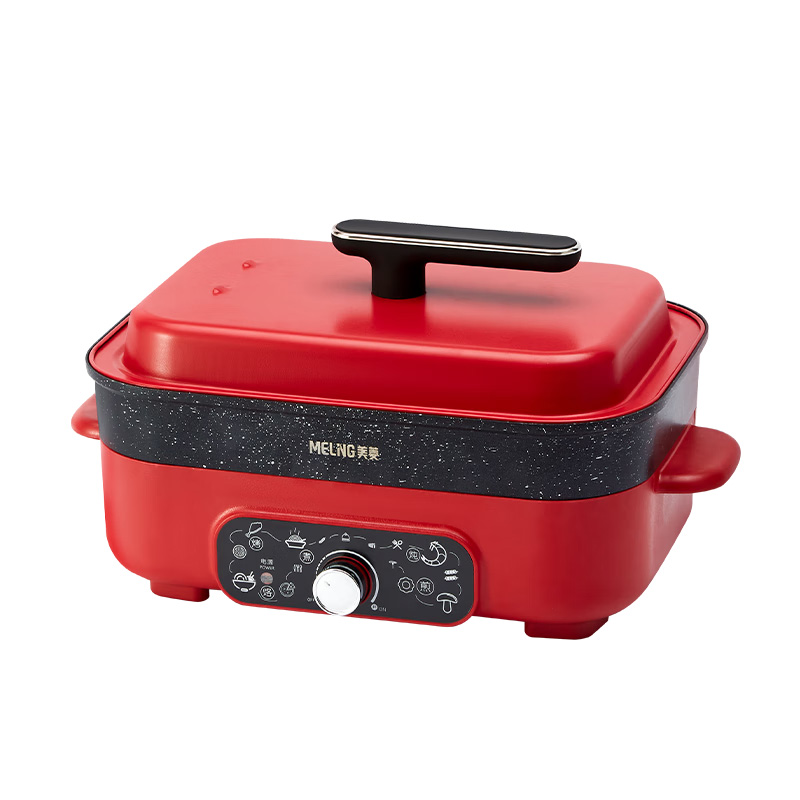 美菱多功能料理锅5L大容量快速沸腾电火锅MT-LC5005(A)