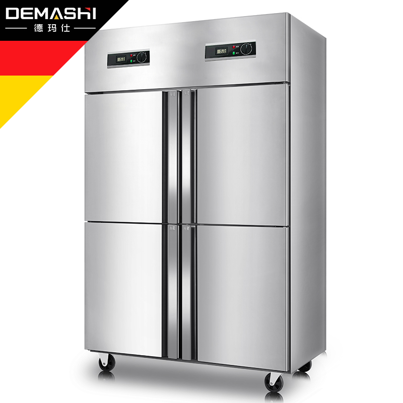 德玛仕(DEMASHI)四门全冷藏KCD1.0L4 商用冰柜 冷柜 冰箱 立式 对开门