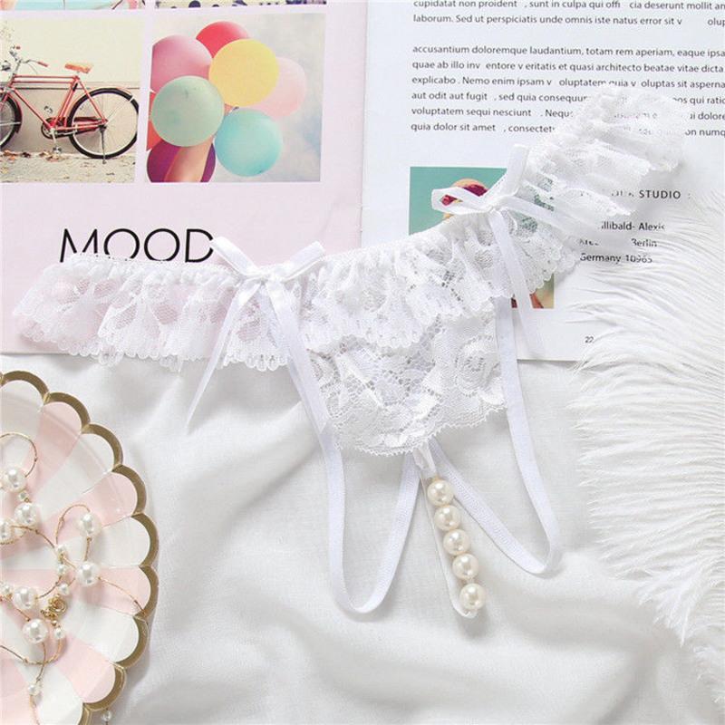 珠子按摩情趣内裤大码真人露毛sm骚私处高潮珍珠丁字裤女免脱开档