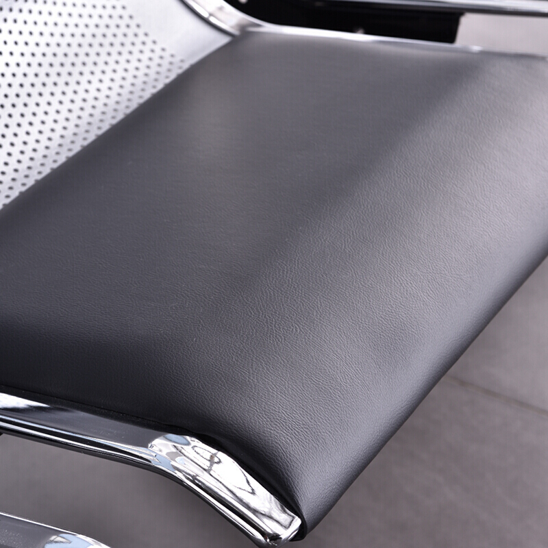 全简机场椅候车椅连排坐椅医院候诊椅输液椅黑色高清大图