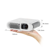 明基(BenQ)GS1 智能短焦投影仪 投影机 投影仪 家用(高清宽屏 手机/便携投影 自带电池)