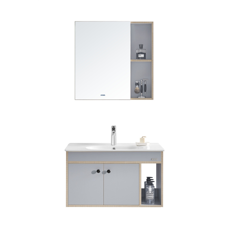 安华卫浴annwa生态实木浴室柜n2d80g17h