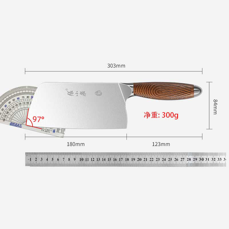张小泉 大师印·松涧系列刀具切片刀D100032高清大图