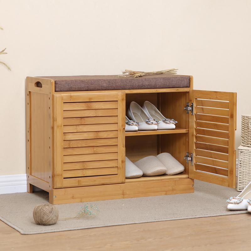 楠竹鞋架子实木鞋柜简易多层经济型客厅多功能家用口大容量鞋架定制