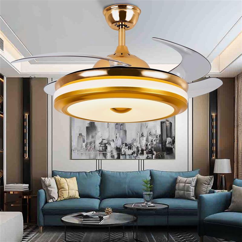 隐形吊扇灯风扇灯吊扇灯餐厅变频吊扇灯餐厅吊灯带风扇吊灯风扇