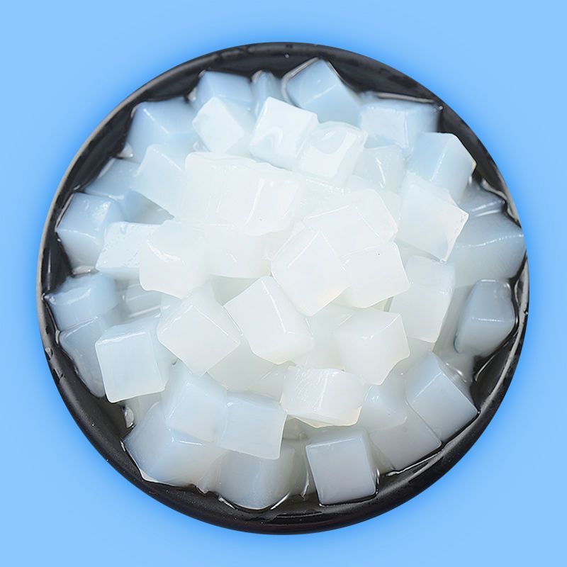 [原味椰果粒] 奶茶店专用原料 珍珠奶茶椰果肉 高纤维椰果 家用 2800g