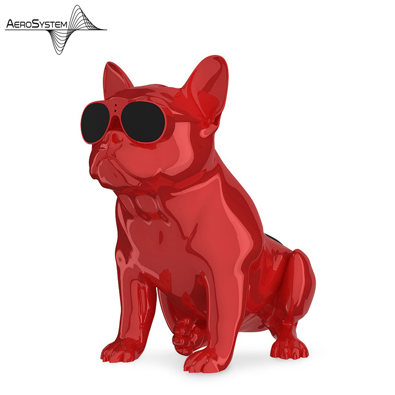 JARRE 斗牛犬无线蓝牙音响低音炮手机便携式音响音箱 AeroBullXS1 斗牛犬音音箱-亮面红高清大图