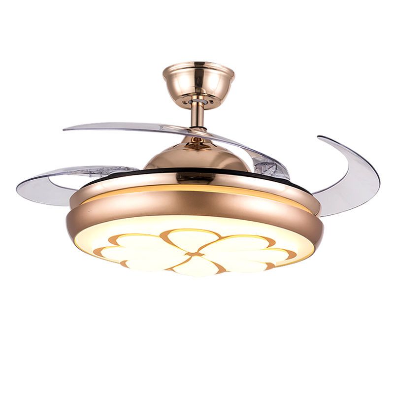 隐形风扇灯吊扇灯家用客厅餐厅现代简约卧室隐形扇带灯吊扇