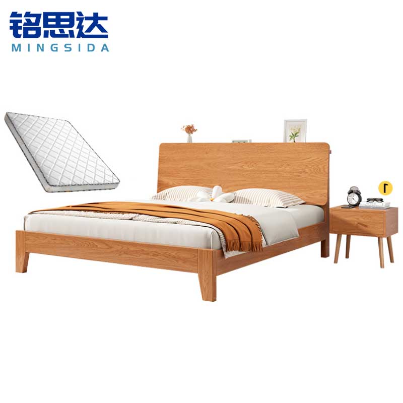 铭思 达 实木床.高清大图