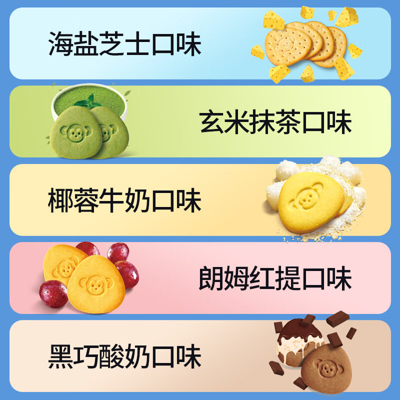 江中猴姑 饼干彩虹装礼盒(720g).高清大图