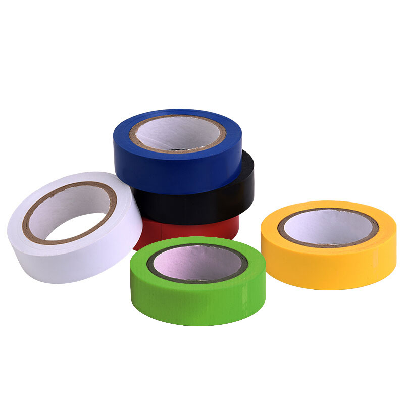 高松takama pvc5色绝缘阻燃电工胶带10m*17mm*0.13mm*5卷/1筒602005 /1筒高清大图