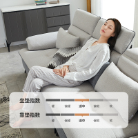 左右沙发北欧现代简约布艺沙发客厅乳胶沙发组合全套可拆洗大小户型多人位布沙发转角家具套装5039