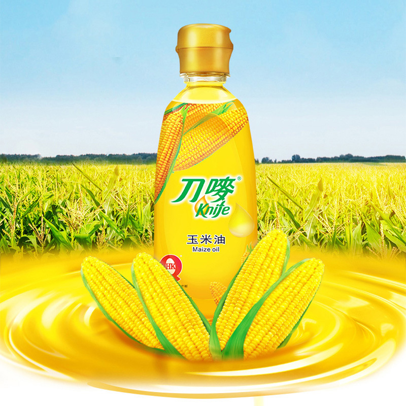 刀唛油玉米油900ml小瓶 压榨非转基因胚芽面包蛋糕健康植物食用油
