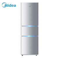 美的（Midea）BCD-219TM 219升三门直冷冰箱冷藏冷冻家用电冰箱静音节能 极光银