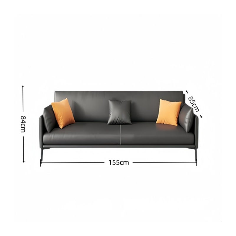 攸形双人沙发155*85*84cm张高清大图