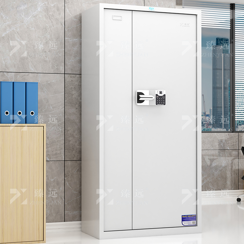 臻远 ZYJJ-80011 保密柜密码文件柜保密档案资料柜钢制密码锁保密 常规通门智能指纹锁