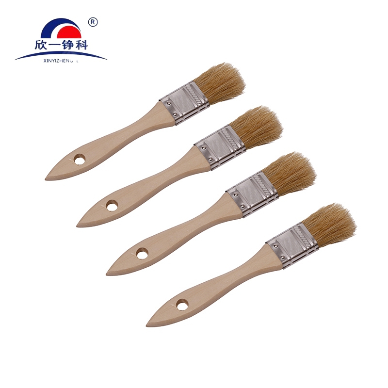 欣一铮科 扁油刷 25mm 猪鬃 把高清大图