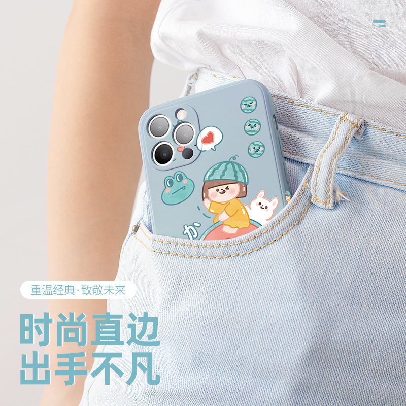 卡绮苹果12手机壳iPhone11液态promax硅胶x新款xr全包7/8plus女iPhonexr防摔十二iPhone