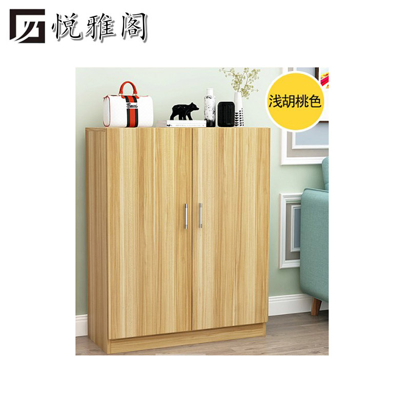 悦雅阁 四层鞋柜边柜 1000高*800宽*320mm深 / 个高清大图