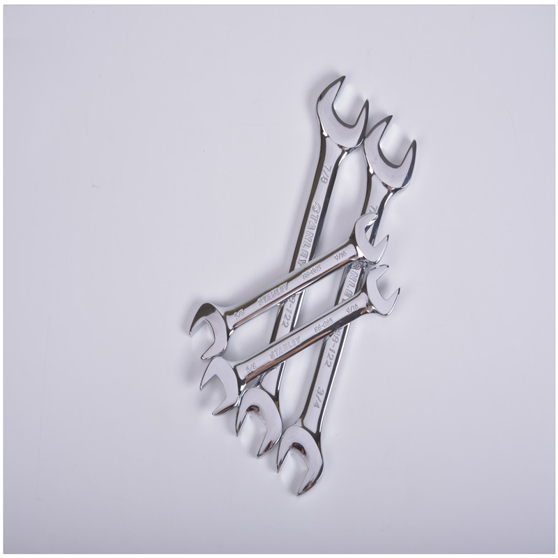 史丹利(STANLEY) 英制精抛光双开口扳手1/4