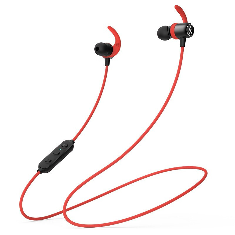 漫步者(EDIFIER) W280BT无线蓝牙运运动耳机 立体声磁吸入耳式 苹果安卓手机 W280BT 红色(尊享款)