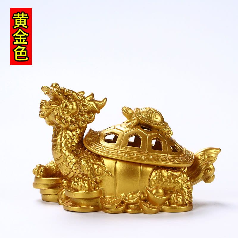 聚财龙龟香炉创意摆件塔香檀香沉香香炉窑变哥窑冰裂家用烟灰炉 紫砂色 聚财龙龟送 【 防火棉】图片