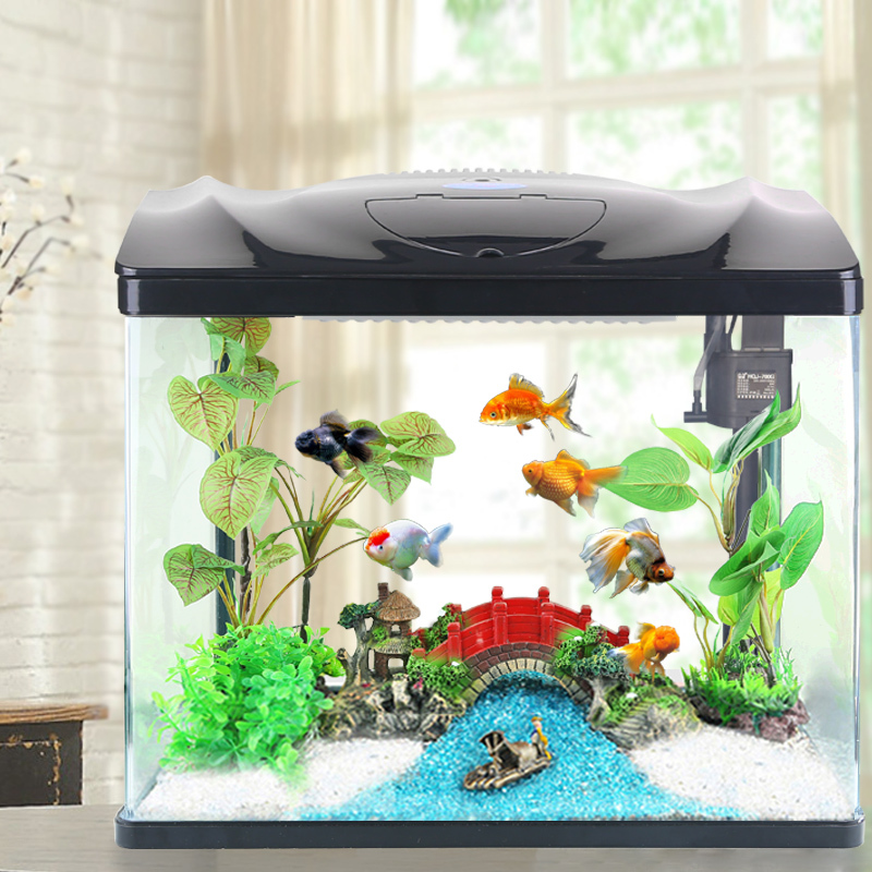 鱼缸造景套餐 单独造景 带底沙 水 鱼缸水族箱装饰仿真水高清大图