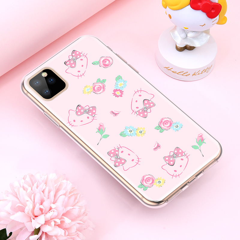 优加HelloKitty苹果11手机壳轻奢iPhone11promax保护套潮女可爱卡通11pro高档防摔全包新时尚硬壳