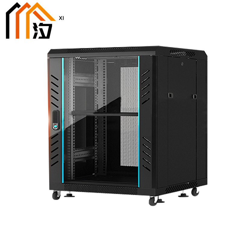 汐网络机柜12u台高清大图