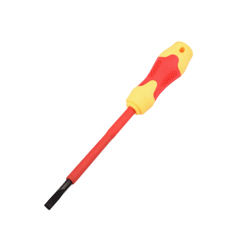 立伟铁牛500v耐高压螺丝刀6*150一字型/把高清大图