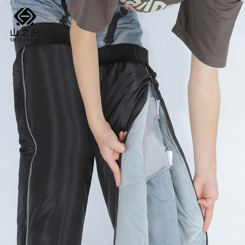 山之只 挡风防寒加厚护膝 小号 对高清大图