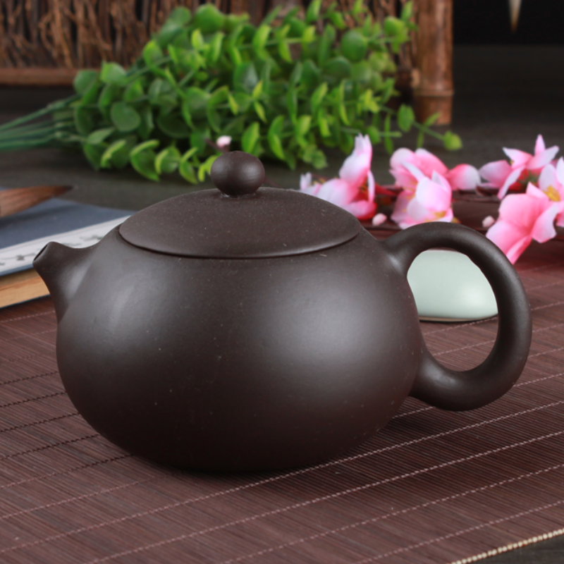 家柏饰(CORATED)紫砂壶 手工过滤花茶壶 西施壶 易泡壶大容量茶壶套装高清大图