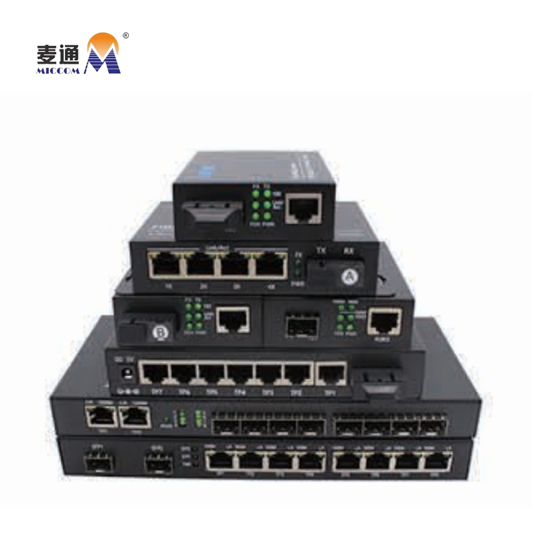 麦通 SC接口 千兆光纤收发器 光电转换器 单模单纤 千兆20KM/对高清大图