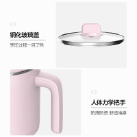 美的(Midea)多功能锅智能电煮锅迷你锅电火锅低功率双层学生宿舍煮面带蒸屉1.2L迷你MC-DY16Easy102