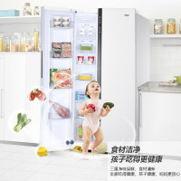 Haier海尔冰箱 BCD-528WDPF对开门风冷无霜双变频净味超薄家用528升大容量节能静音对开门双门电冰箱白色